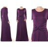 Side Twist Knot Plus Maxi Dress