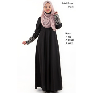 Front Zip Jubah Dress