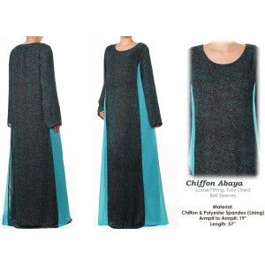 Chiffon Abaya Maxi Dress