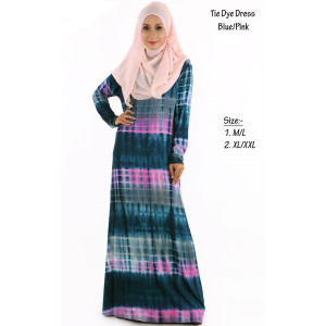 Tie Dye Jubah Dress