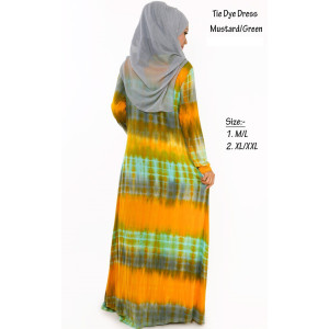 Tie Dye Jubah Dress