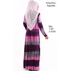 Tie Dye Jubah Dress