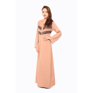 Pleats & Sequin Lace Maxi Dress