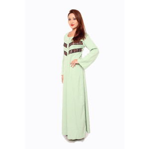 Pleats & Sequin Lace Maxi Dress