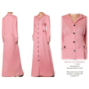 Front Button Maxi Dress