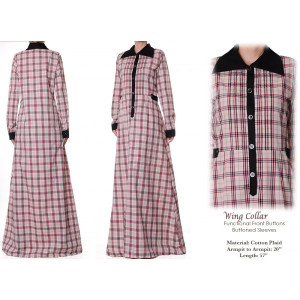 Wing Collar Maxi Dress