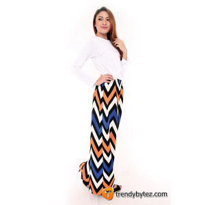 Printed A-Line Skirt