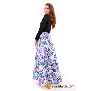 Floral Maxi Skirt