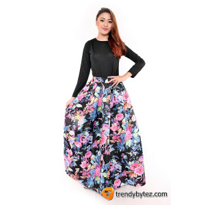 Floral Maxi Skirt