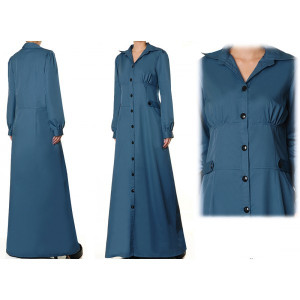Front Button Plus Maxi Dress