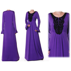 Flutter Sleeves Maxi Dress