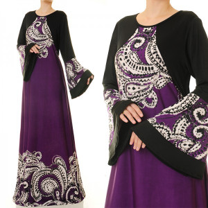 Wide Bell Sleeves Extra Plus Maxi Dress