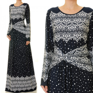 Side Twist Knot Plus Maxi Dress