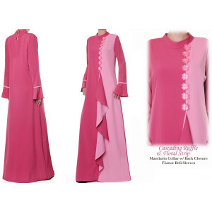 Cascading Ruffle Plus Maxi Dress