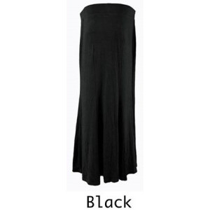 Lycra Mermaid Plus Size Skirt - Black