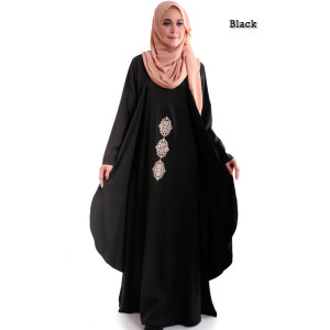 Jubah W Gold Patch