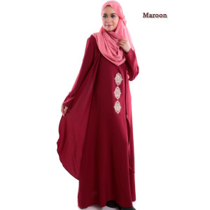 Jubah W Gold Patch