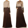 2 Tone Satin Dress